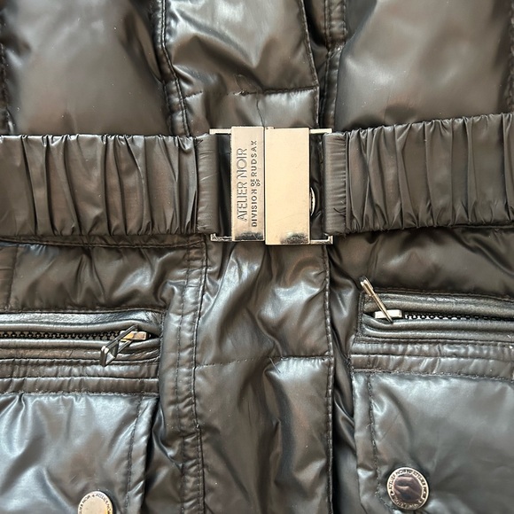 black coat, Rudsak Atelier Noir size small - Picture 2 of 11